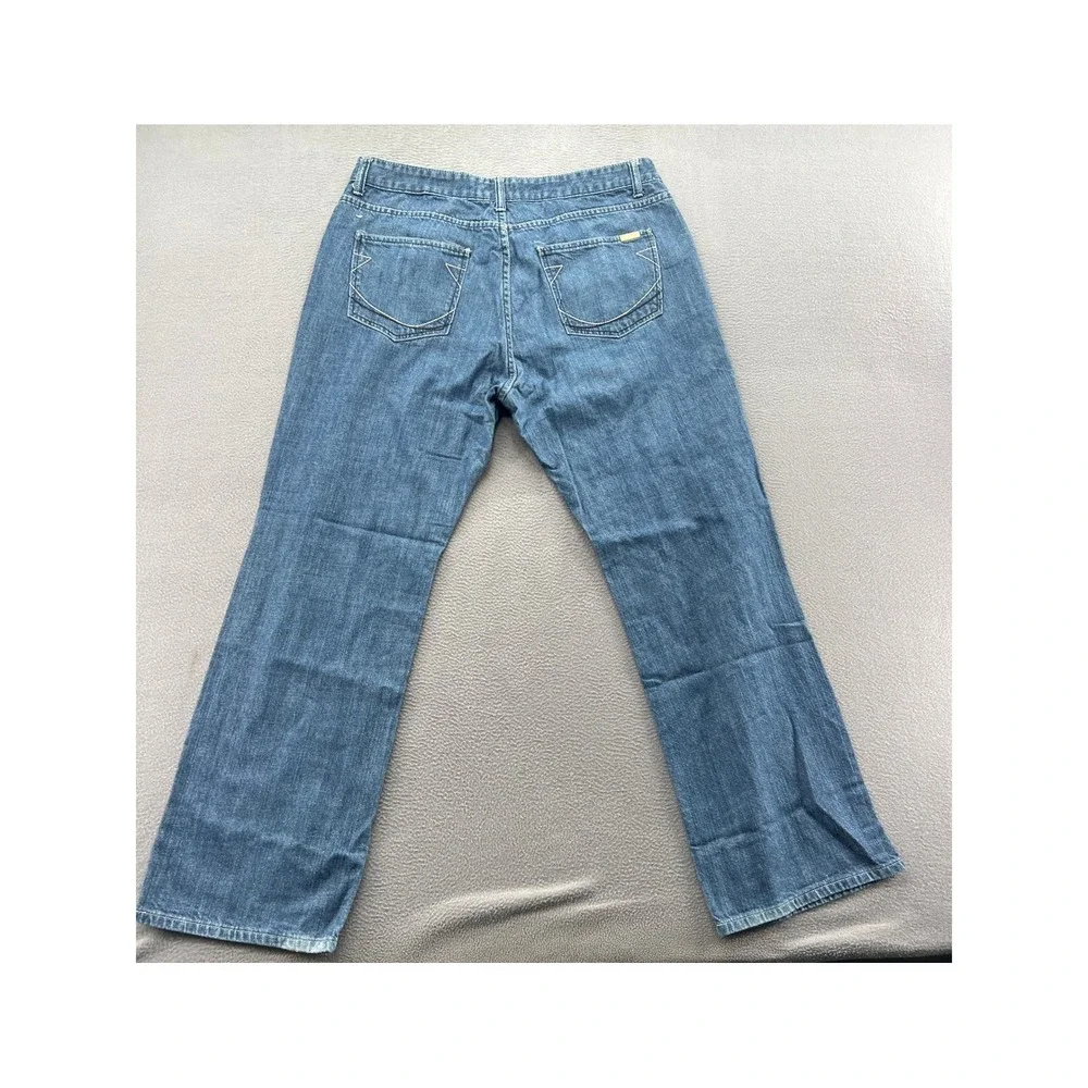 Cassini Jeans Mens 38x32 Blue Medium Wash Straight Leg Denim Pants